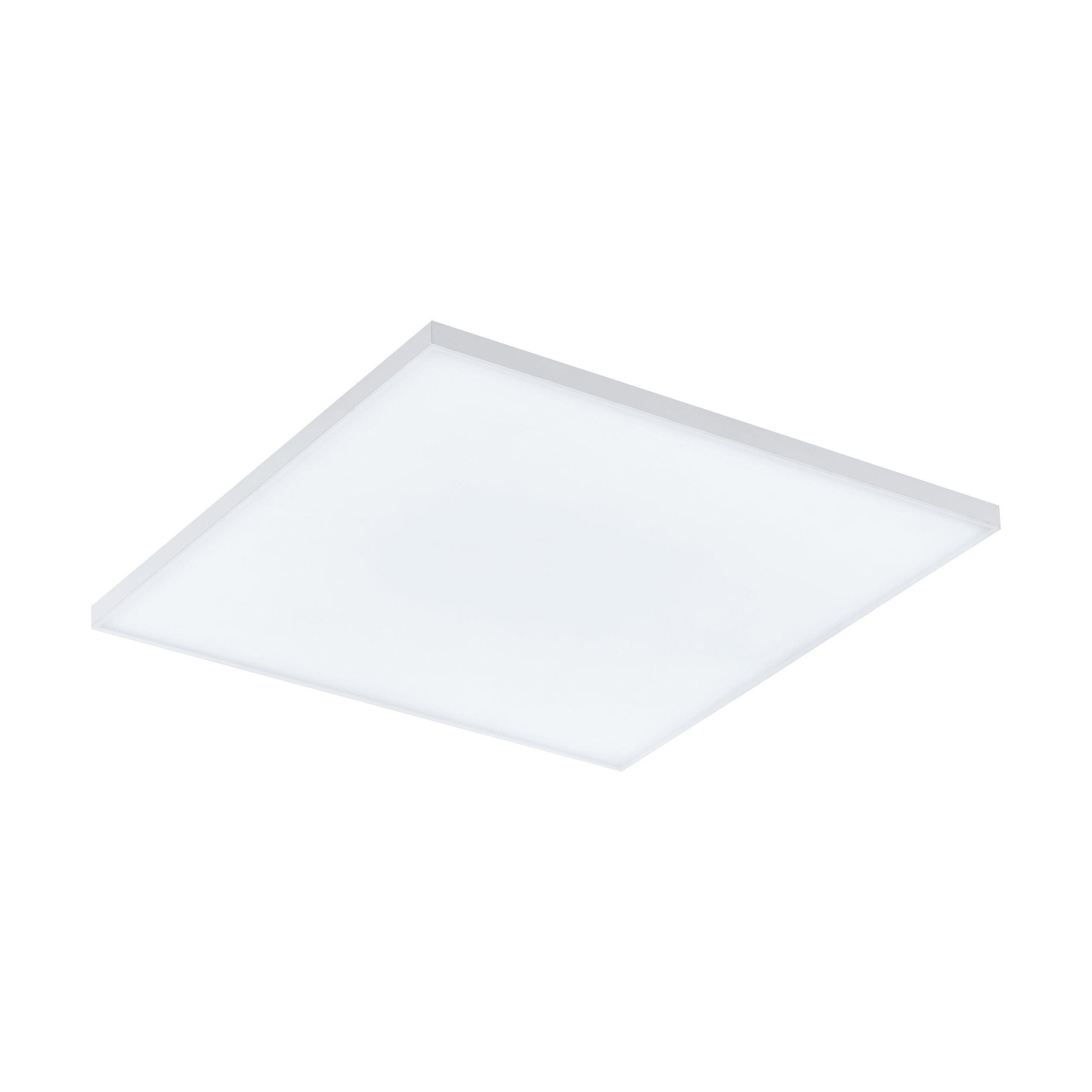 Eglo Turcona White Square LED Flush Ceiling Light - 48cm