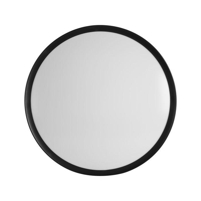 eglo musurita black round led flush ceiling light 40cm kitchen lighting 