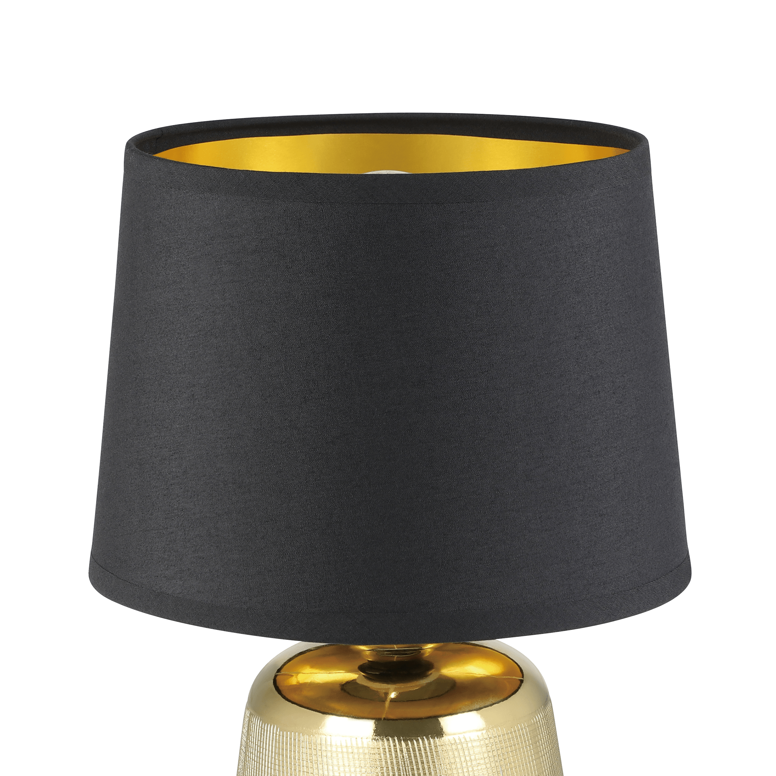 eglo manalba 1 sold ceramic table lamp black fabric shade kitchen lighting 