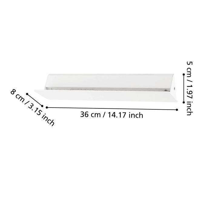 Eglo Zubialde White LED Wall light
