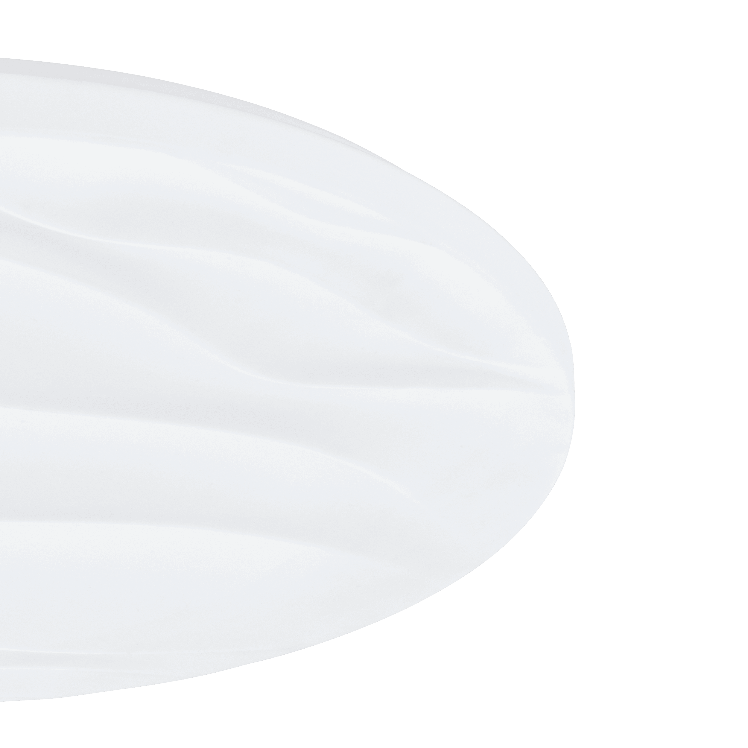 eglo benariba round white led flush ceiling light 44cm hallway lighting 