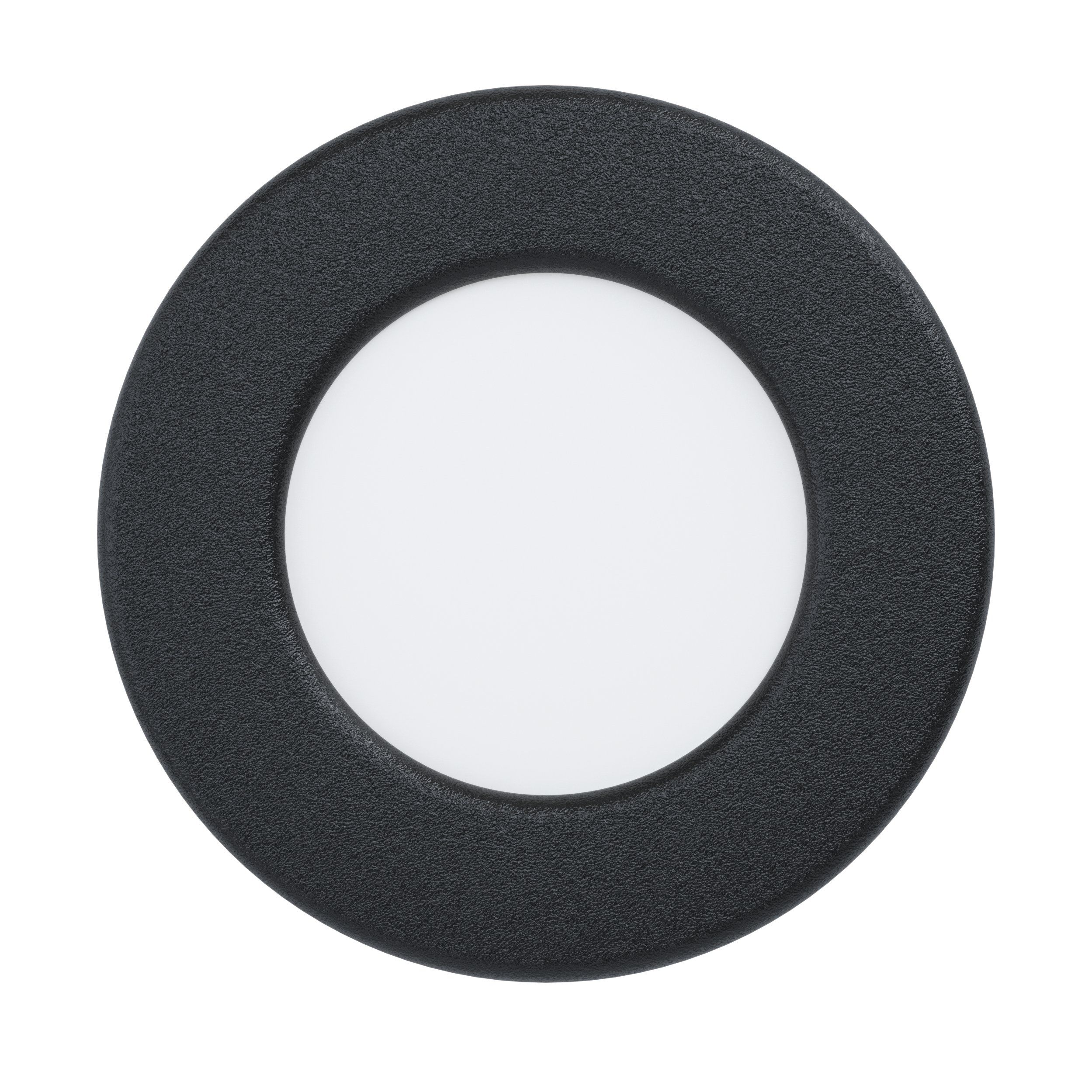 Eglo Fueva 5 Black LED Recessed Ceiling Light - 8.6cm — rear view