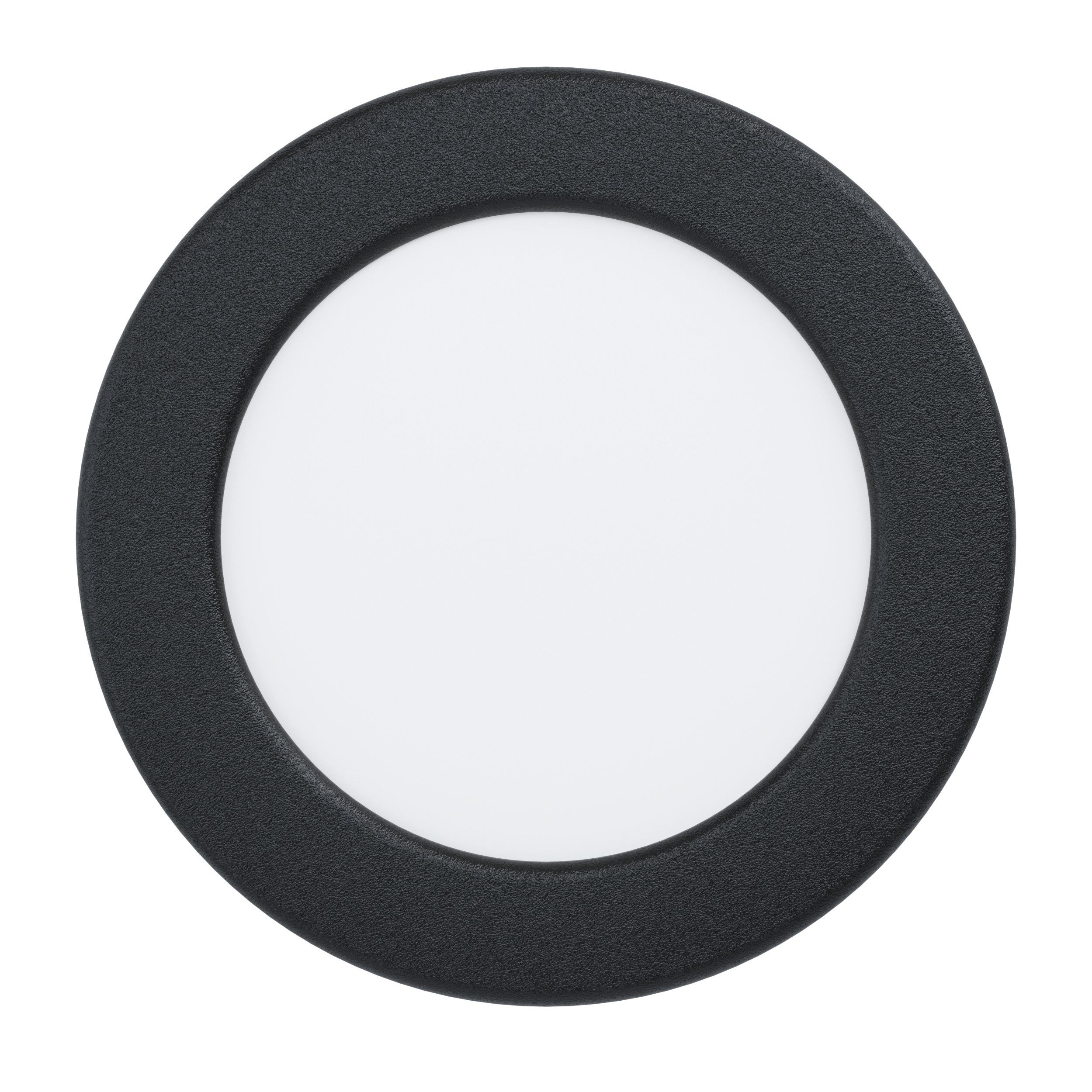 Eglo Fueva 5 Black LED Recessed Ceiling Light - 11.7cm — rear view