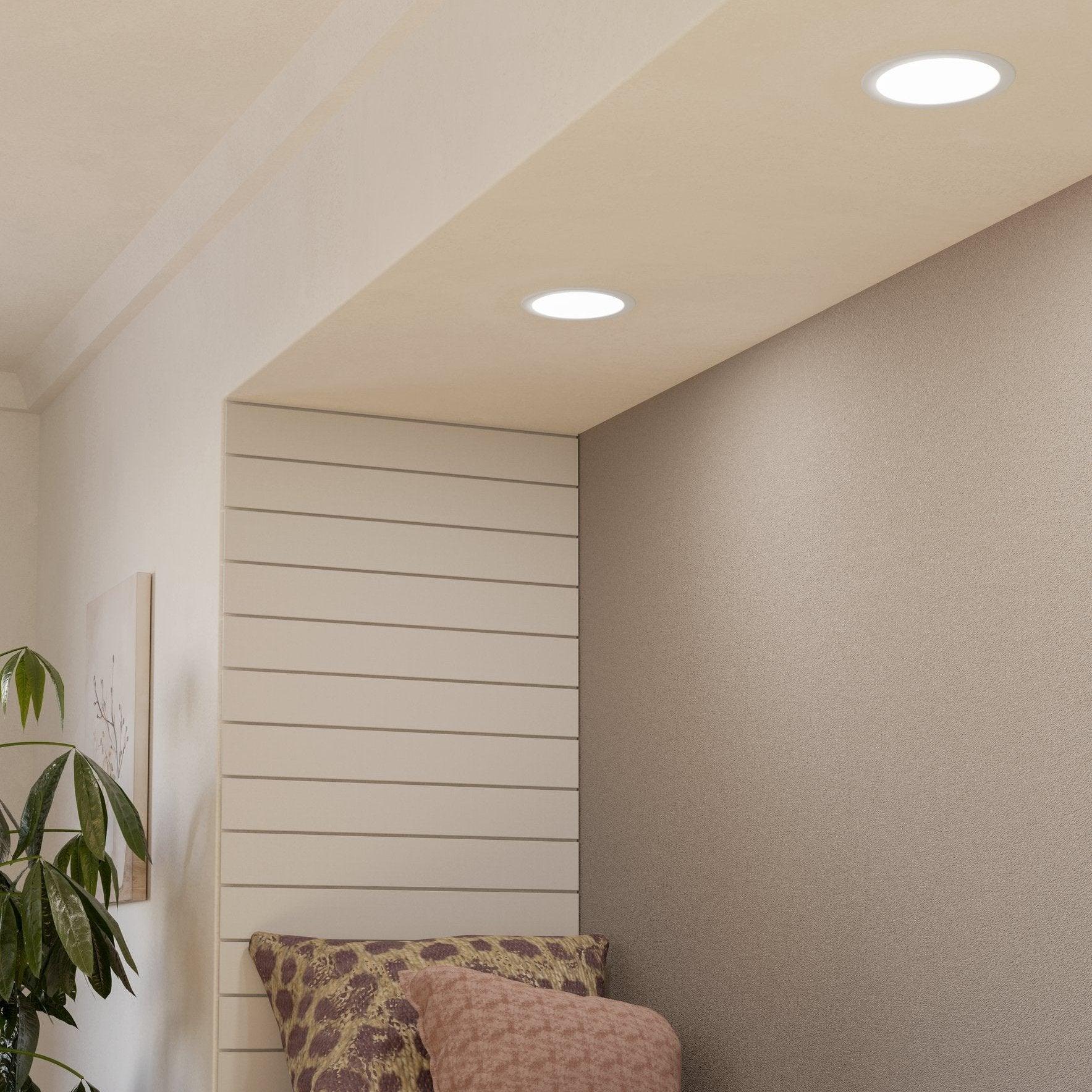 eglo fueva 5 led cool white recessed ceiling light 16 6cm