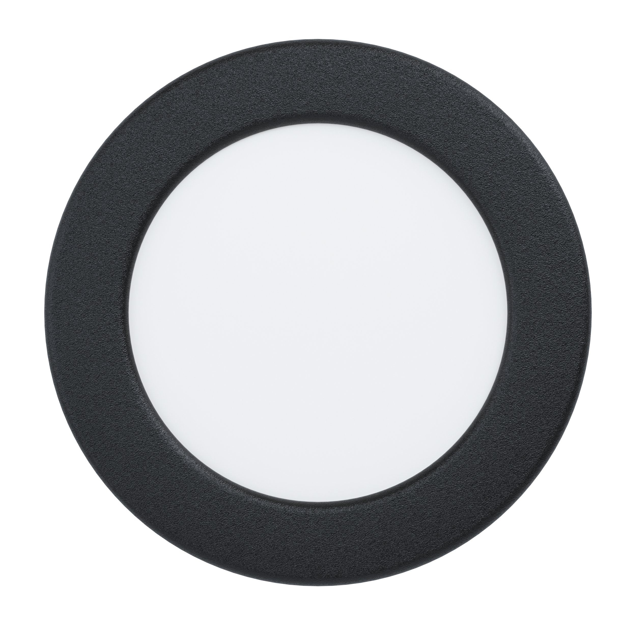 Eglo Fueva 5 Black Cool White LED Recessed Light - 11.7cm — rear view