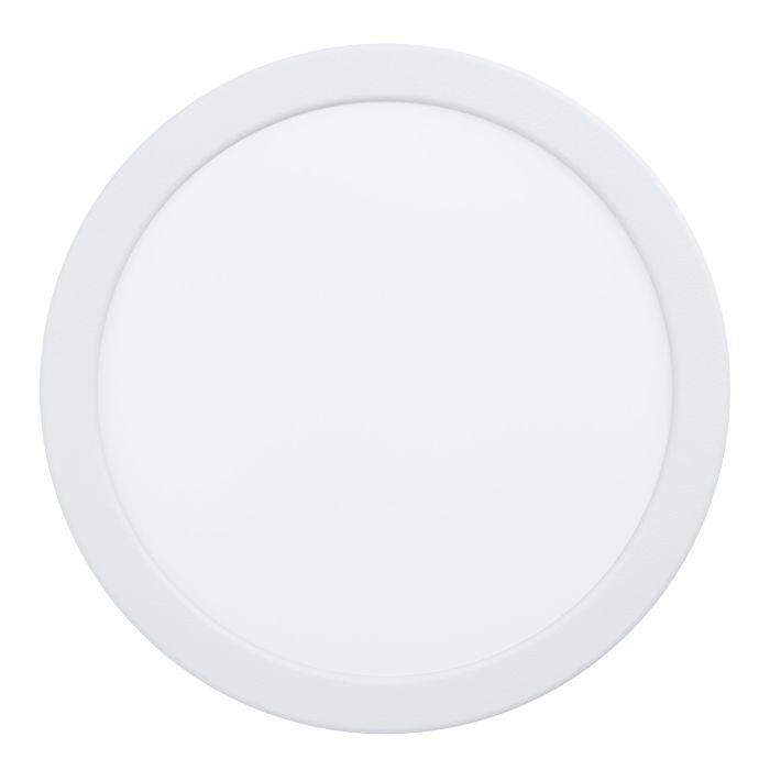 eglo fueva 5 led white flush cool white ceiling light 16cm living room close up