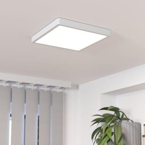 eglo fueva 5 led white square flush ceiling light 20 5w