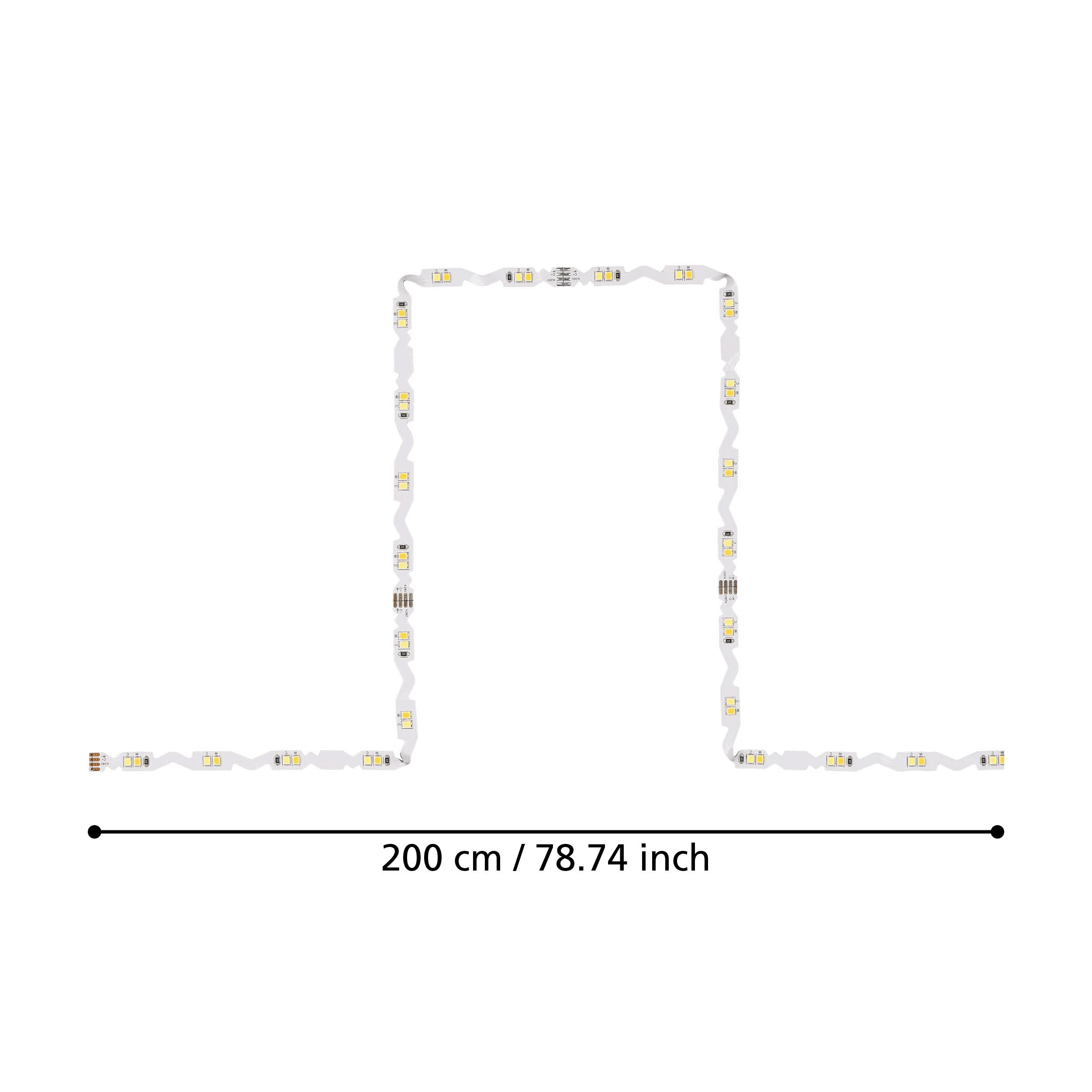 eglo flexible stripe remote controlled 2m led light strip