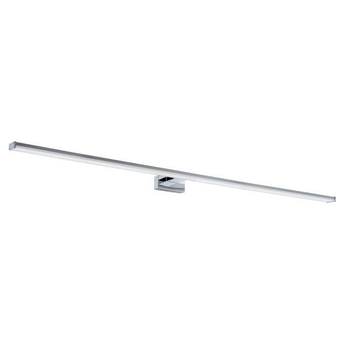 eglo pandella 1 ip44 led silver bathroom wall mirror 120cm living room image