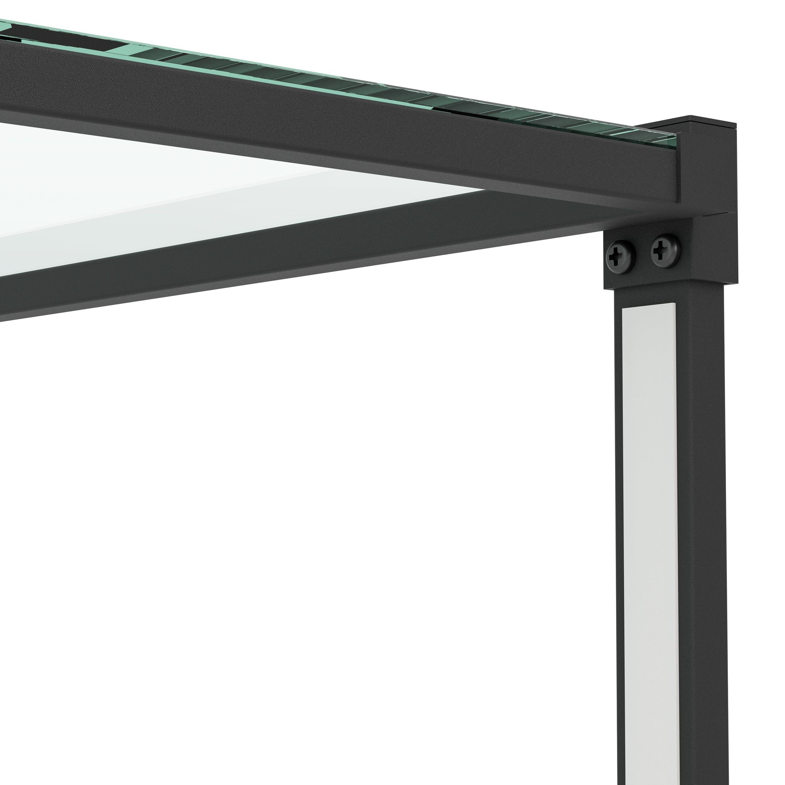 Eglo Naranjo Black & Glass LED Side Table Lamp