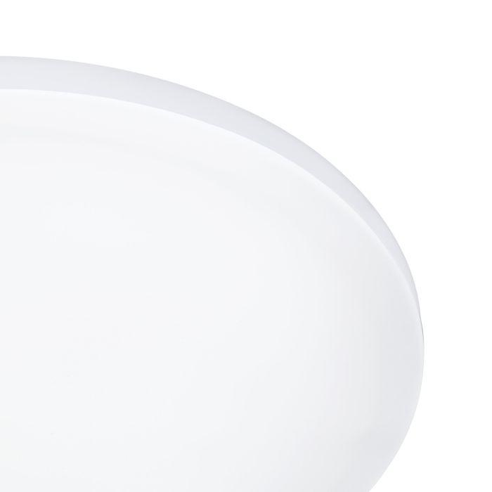 eglo ronco ip44 white outdoor flush ceiling light 22cm kitchen lighting 