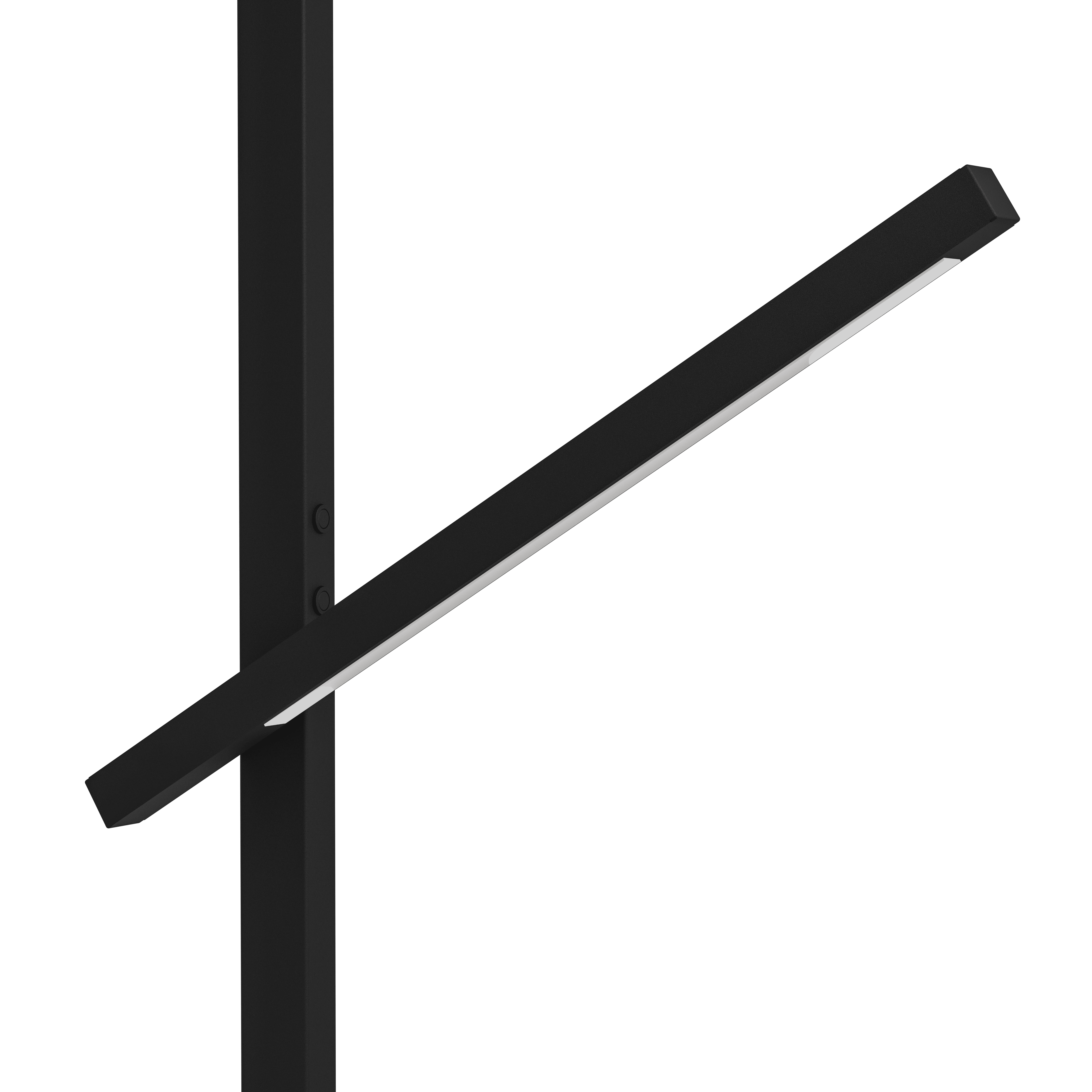 eglo carboneras black led modern touch floor lamp kitchen lighting 