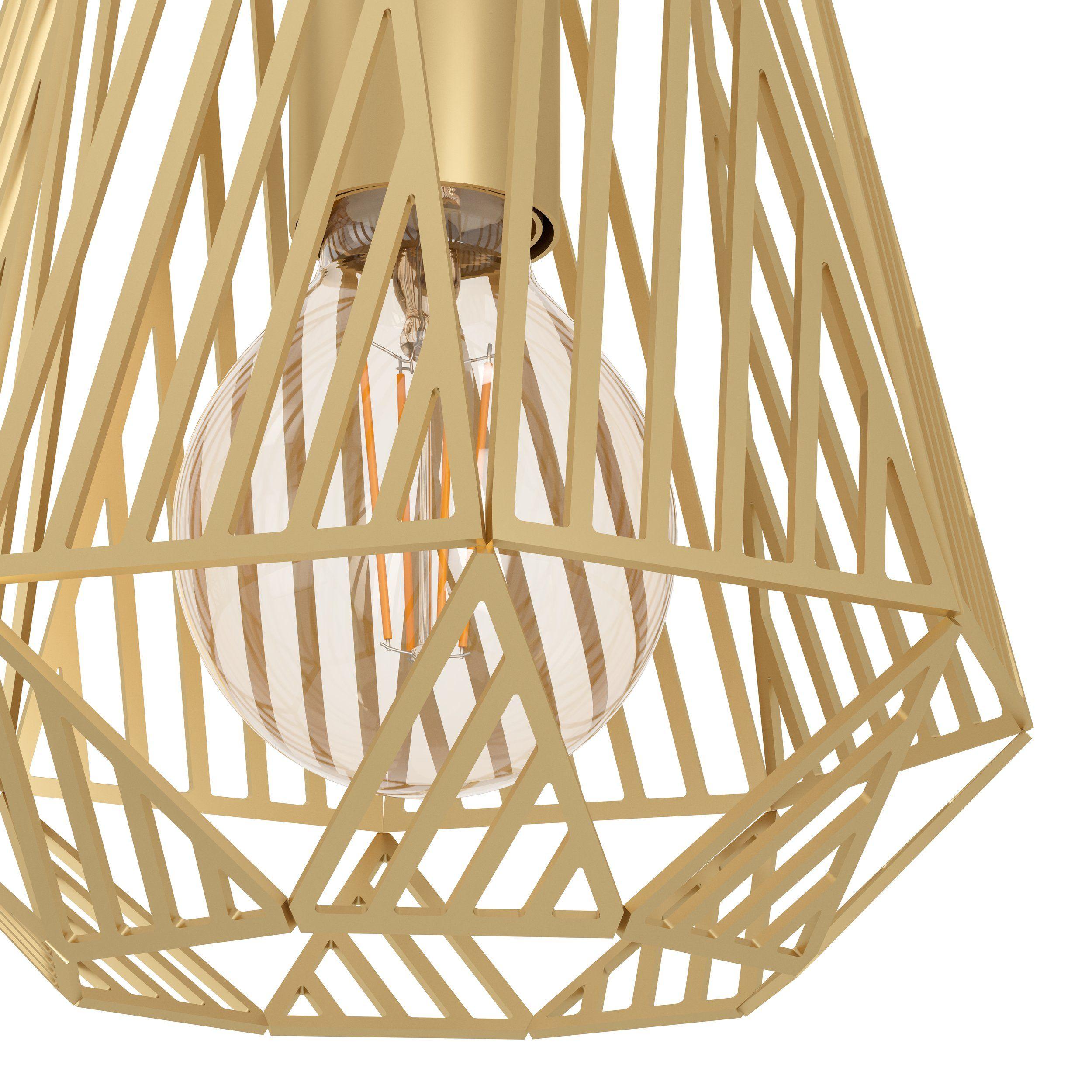 Eglo Stype 3 Light Gold Diamond-Shaped Ceiling Pendant