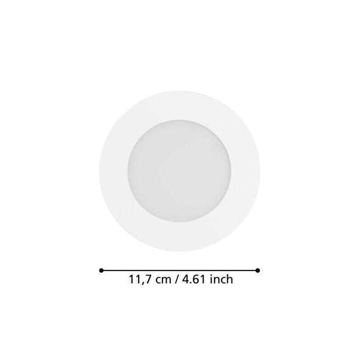 eglo fueva z smart led white recessed ceiling light 1 hallway lighting 