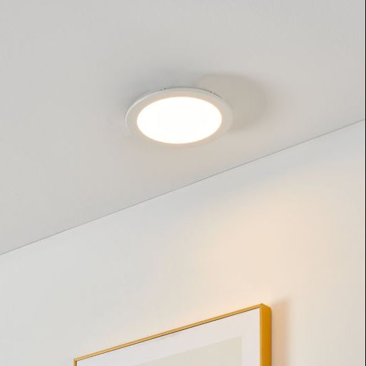 Eglo Fueva-Z White Smart LED Recessed Light - 16.5cm by Eglo Lighting — suits kitchens, living rooms & bedrooms