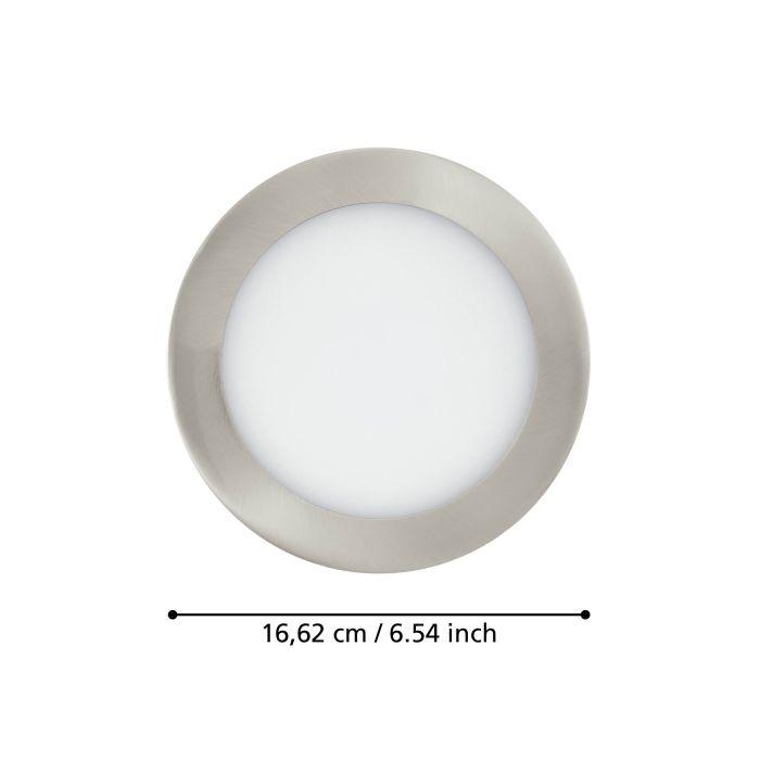 eglo fueva z smart led nickel recessed light 16 5cm Kitchen Lighting Close Up
