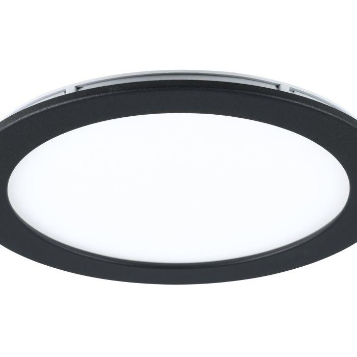eglo fueva z smart led black recessed light 16 5cm kitchen lighting 