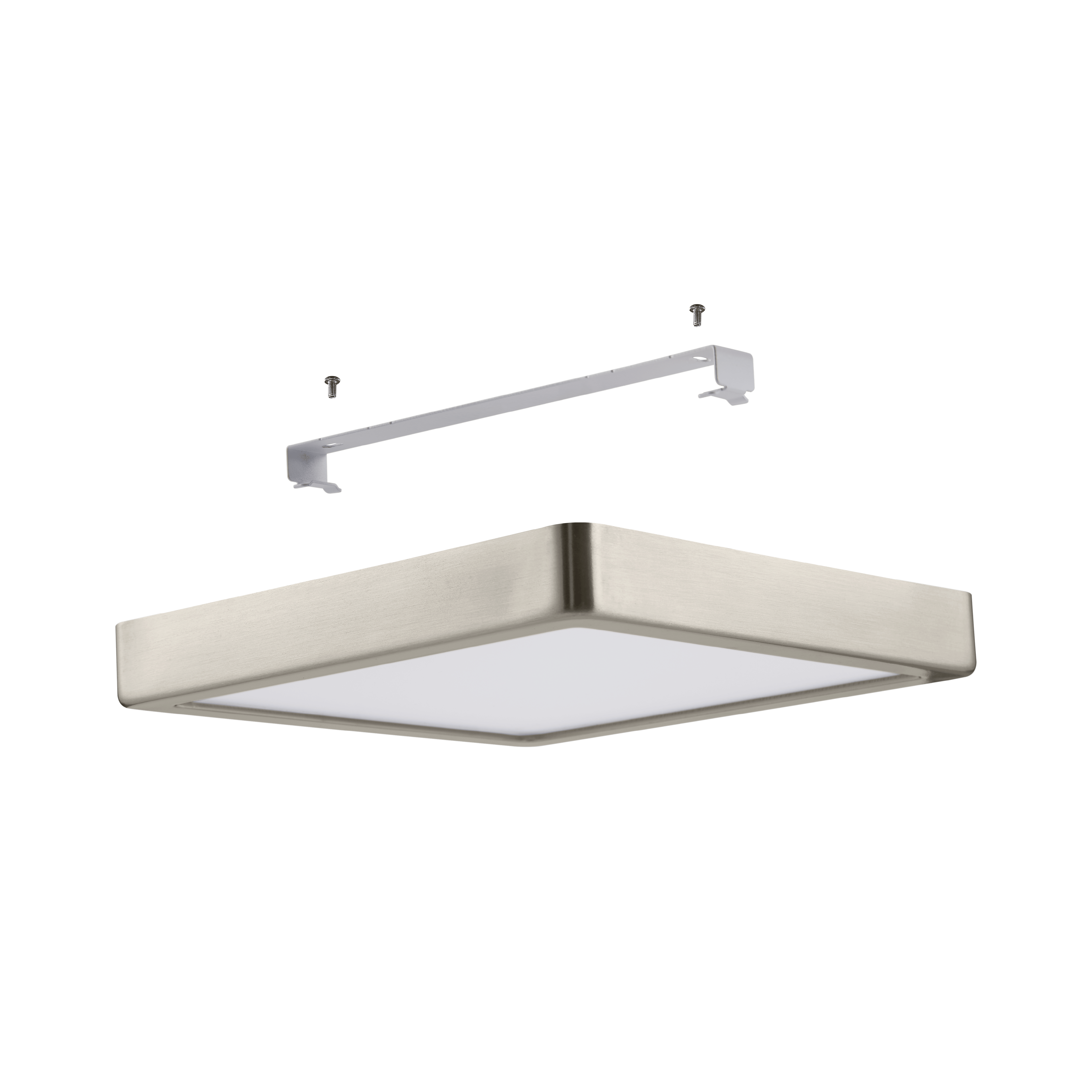eglo connect fueva z smart led nickel square ceiling light Kitchen Lighting Close Up