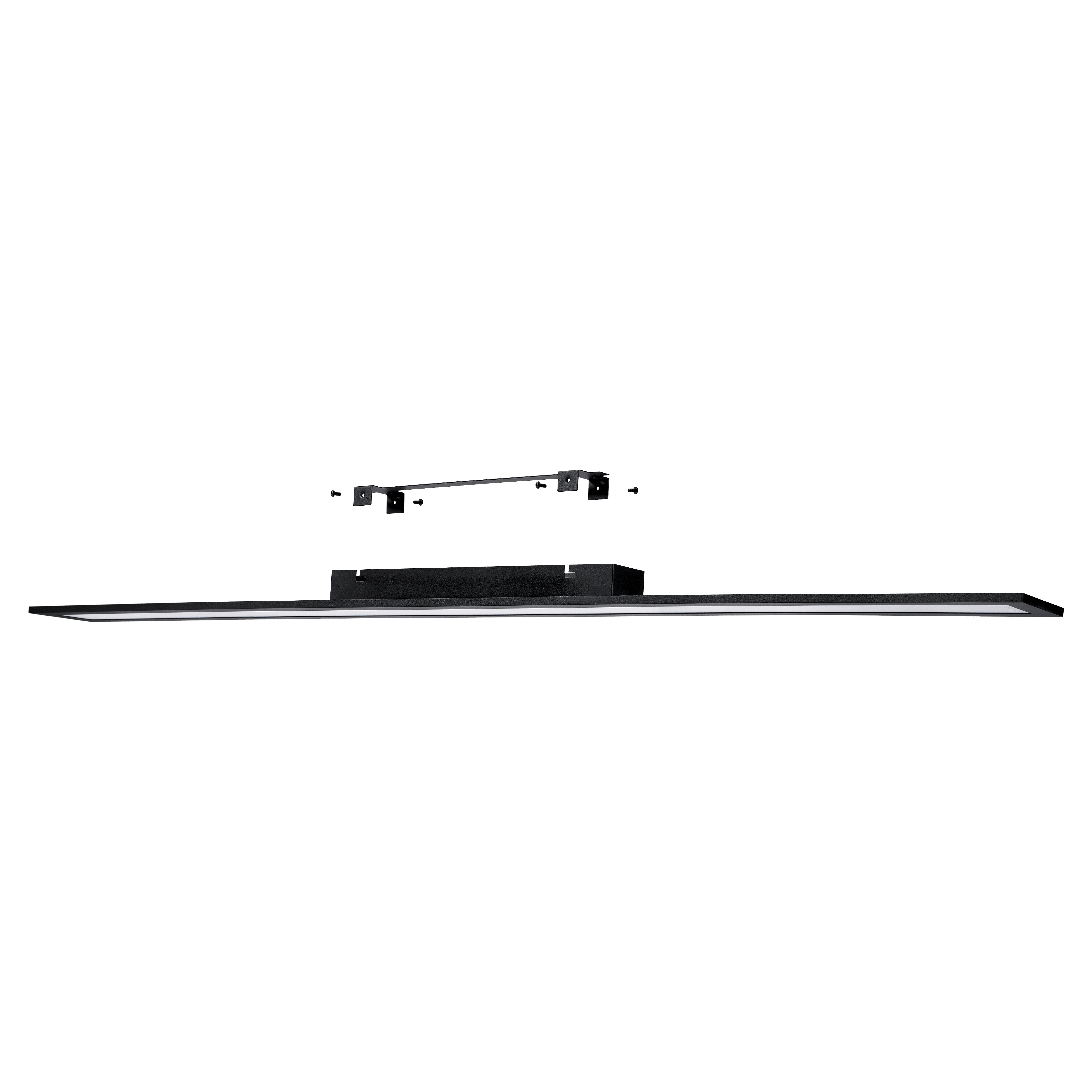 eglo connect salobrena z smart led rectangular black ceiling flush Kitchen Lighting Close Up