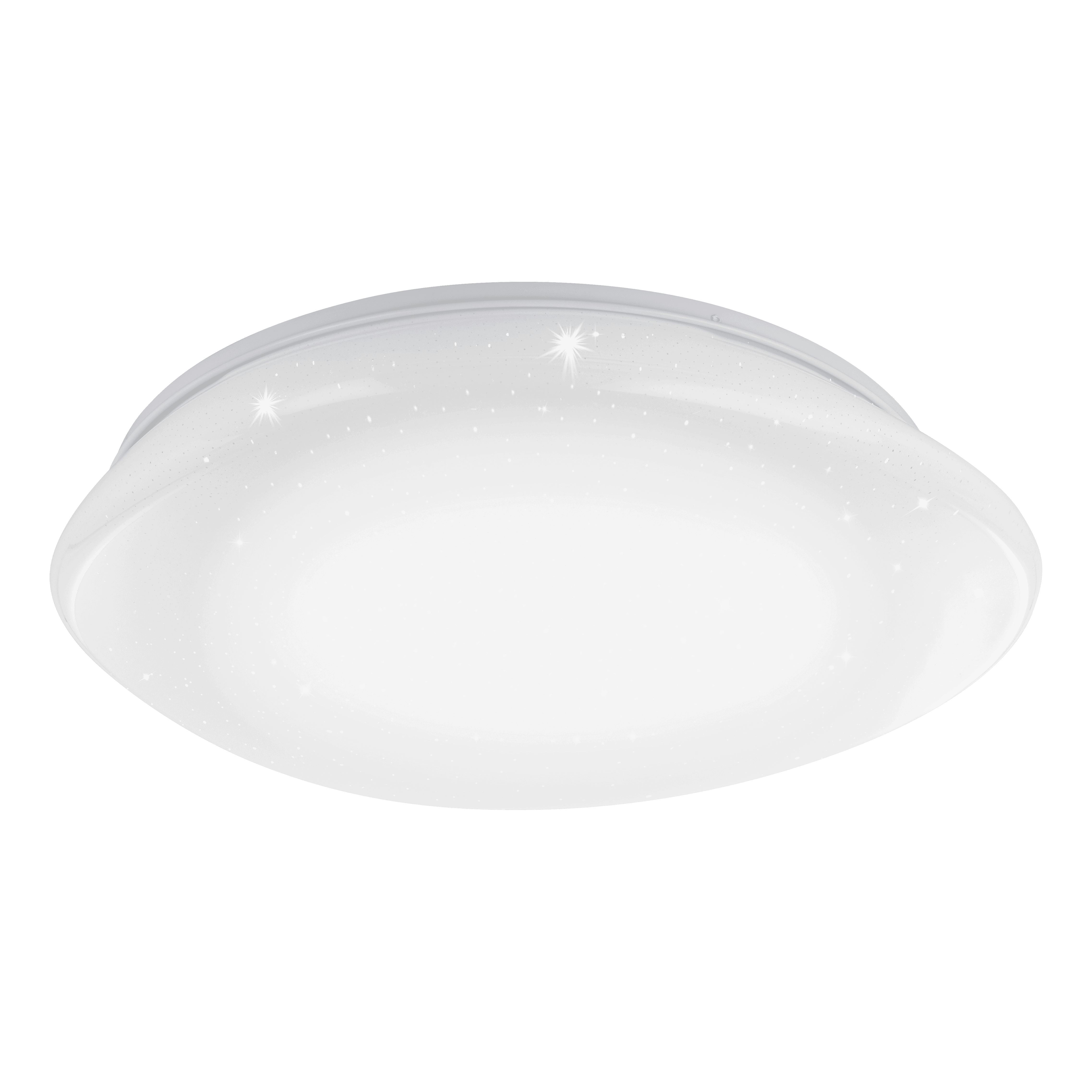 eglo connect sileras z smart led pebble shaped ceiling flush 60cm living room image