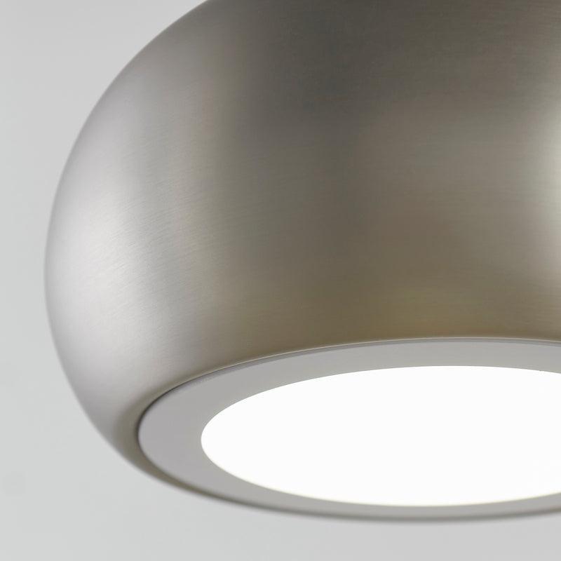Endon Brosnan 1 Light Matt Nickel Pendant Ceiling Light-OPEN-BOX