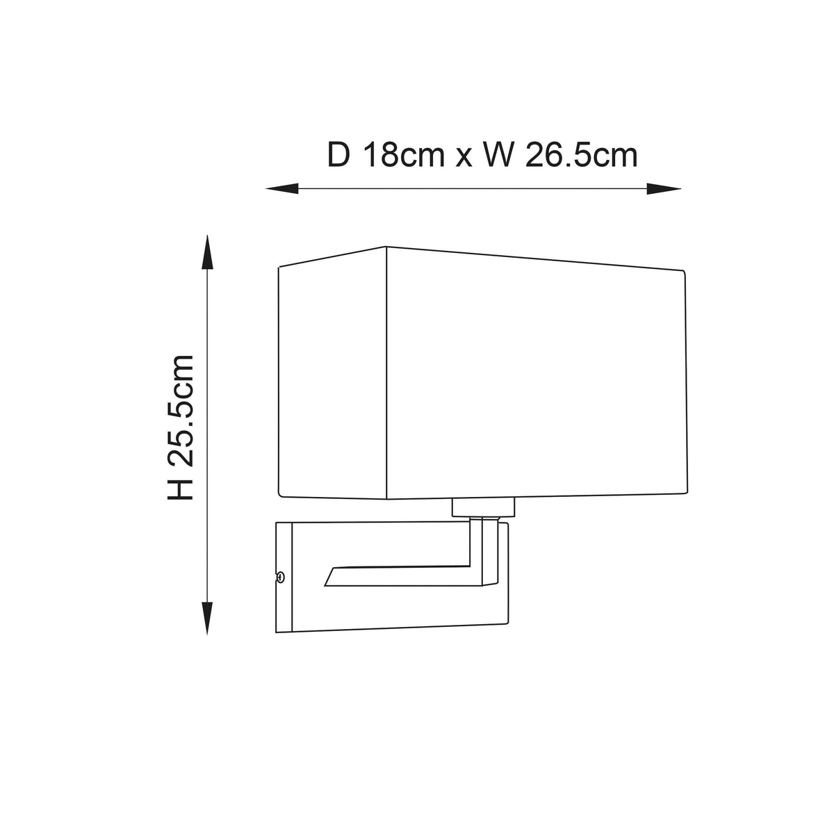 Endon Piccolo Satin Nickel Wall Light With White Shade-warehouse-180926