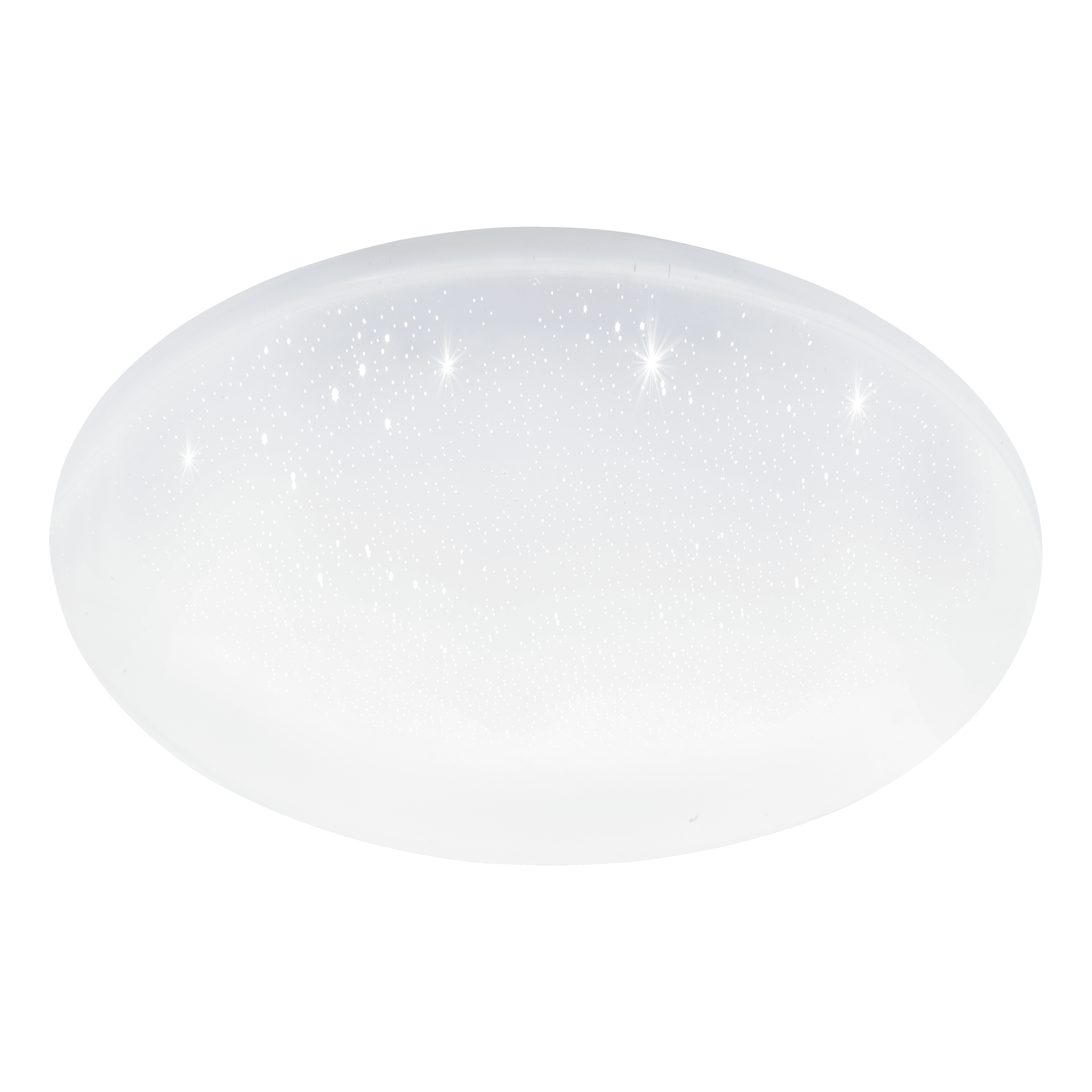 eglo connect totari z smart led white round flush ceiling light 38cm living room close up