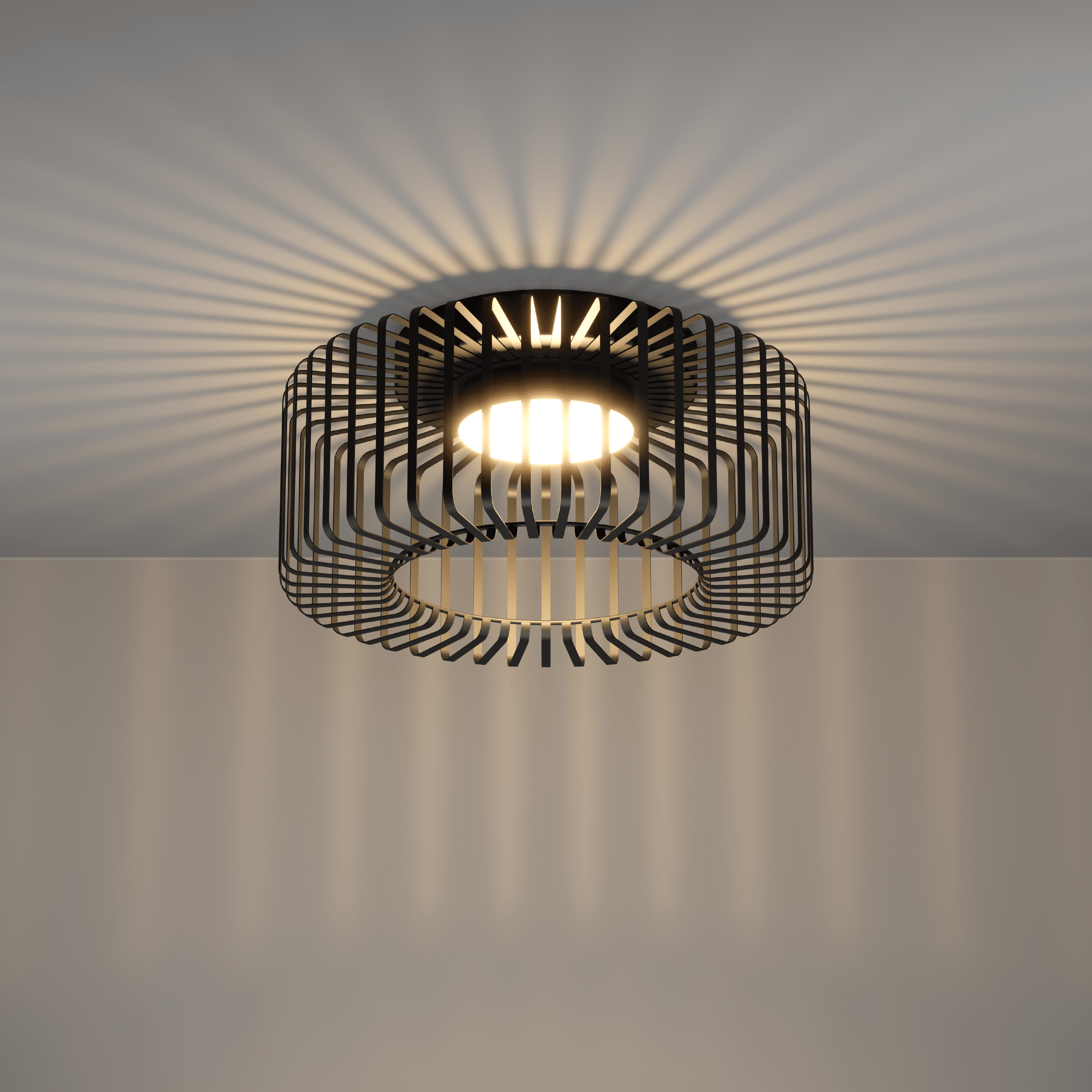 eglo connect ginestrone z smart led black metal wire flush ceiling light living room image