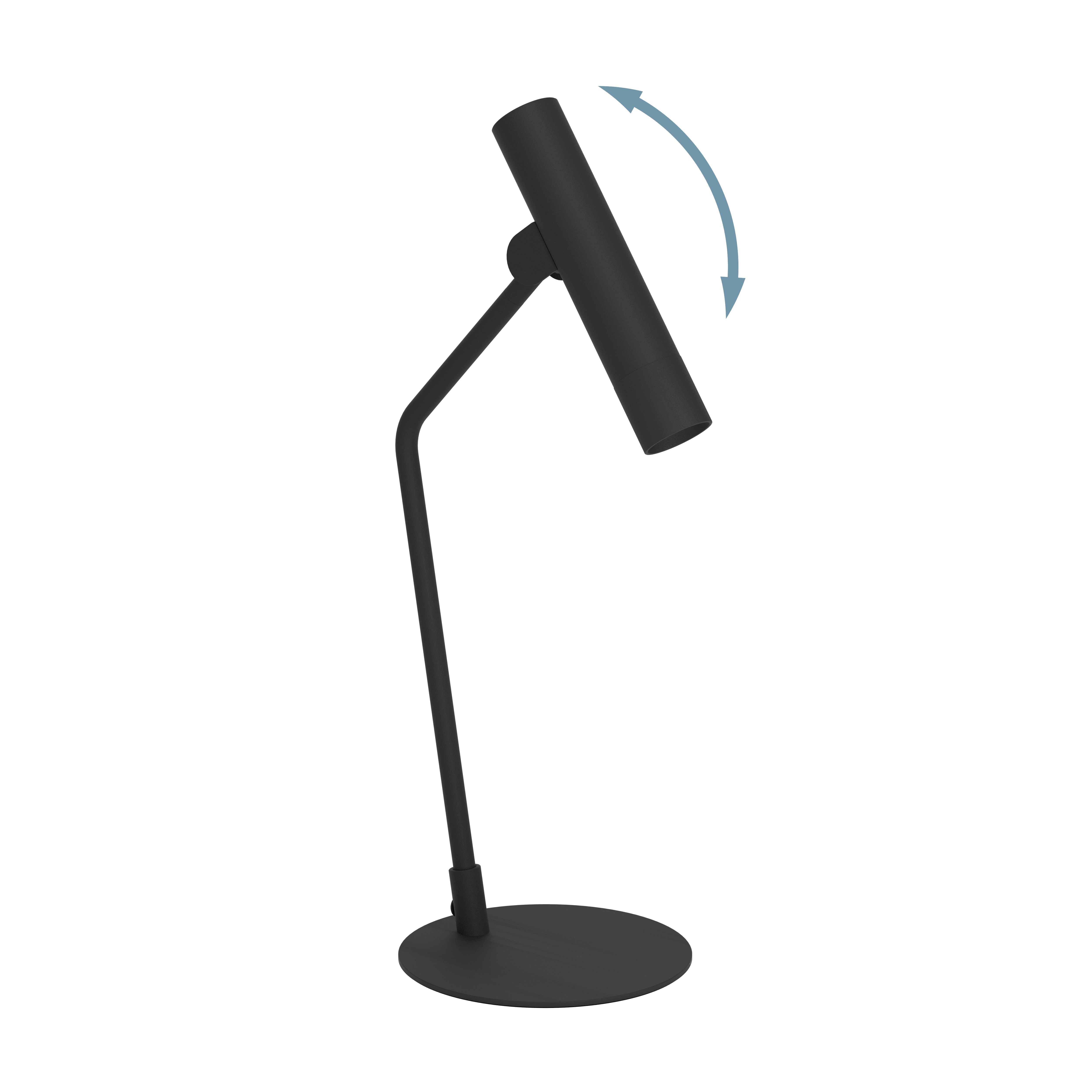 eglo almudaina black led modern table lamp kitchen lighting 