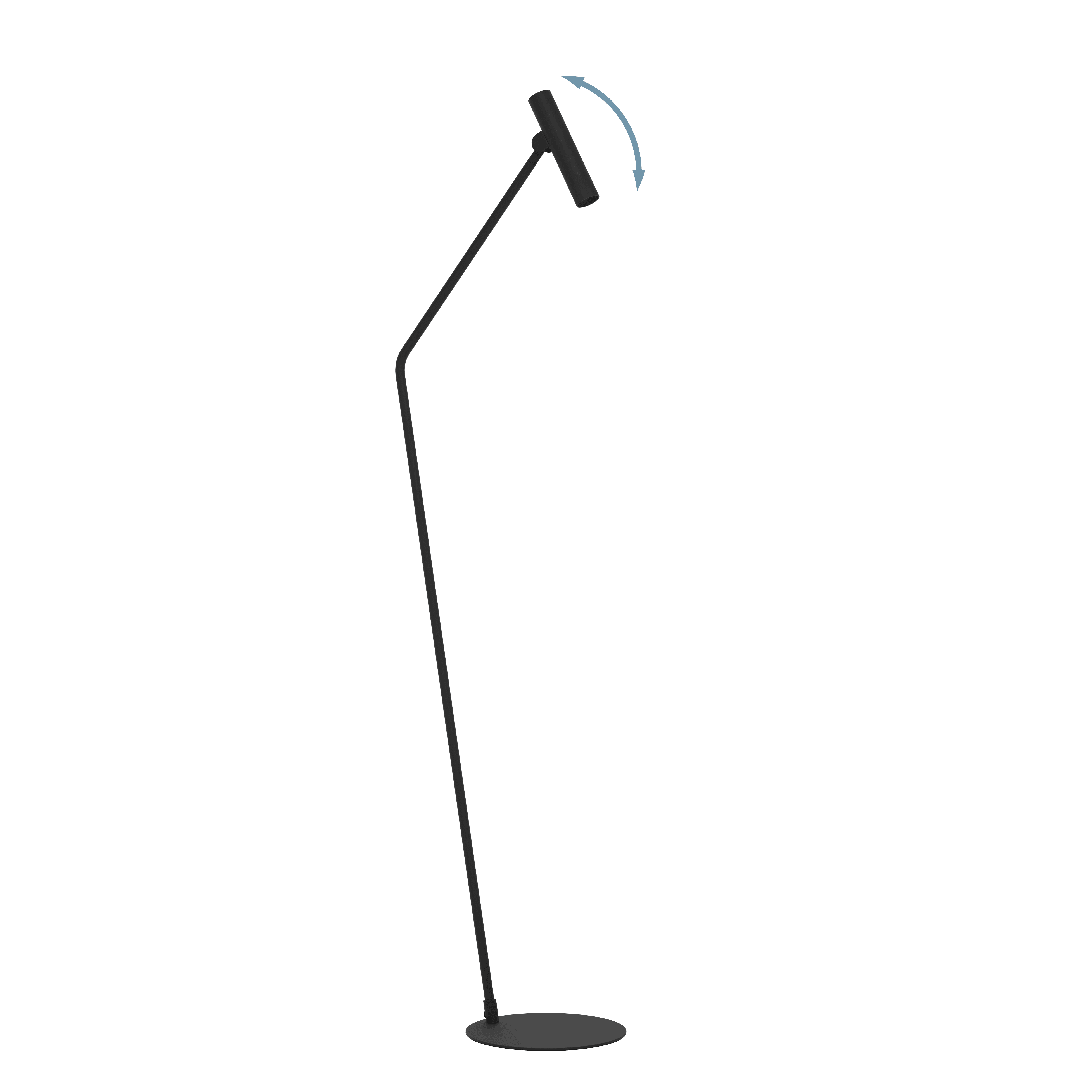 eglo almudaina black led adjustable floor lamp kitchen lighting 
