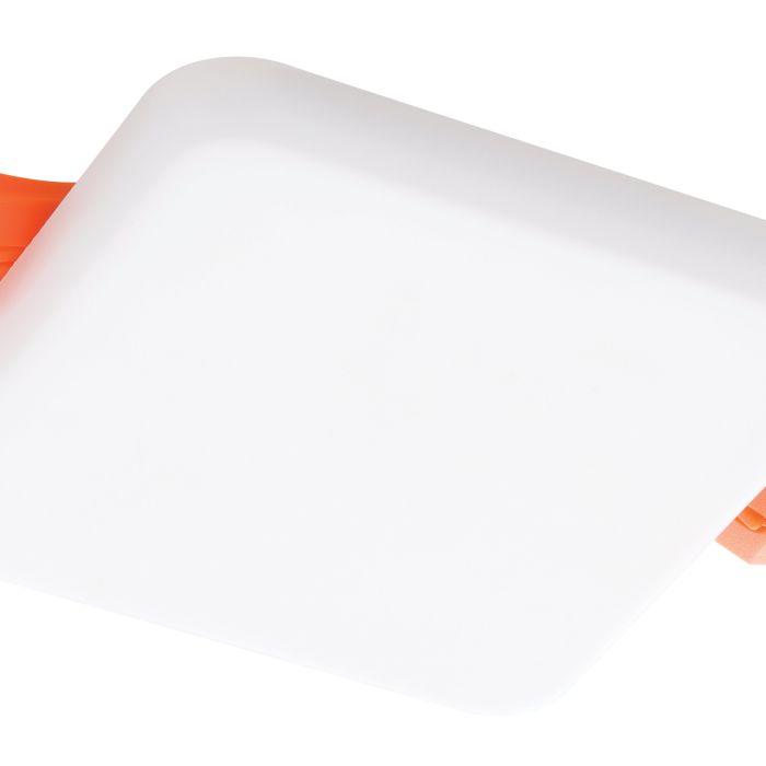 eglo rapita square white led recessed light 10cm kitchen lighting 