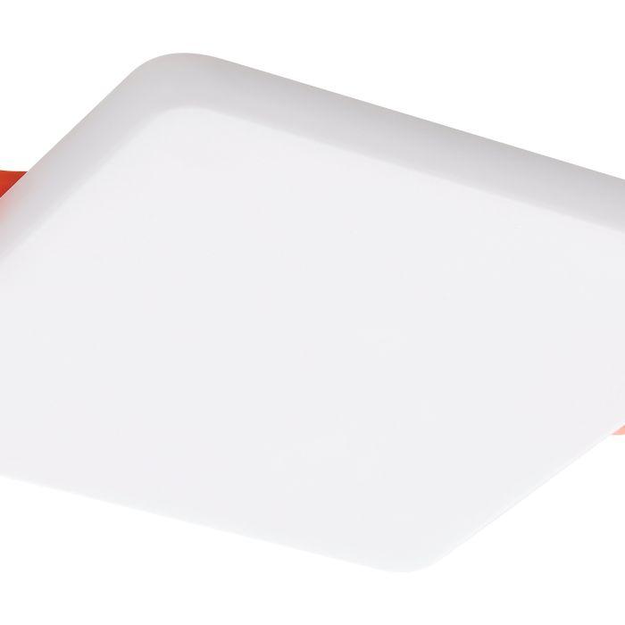 eglo rapita square white led recessed light 15 5cm kitchen lighting 