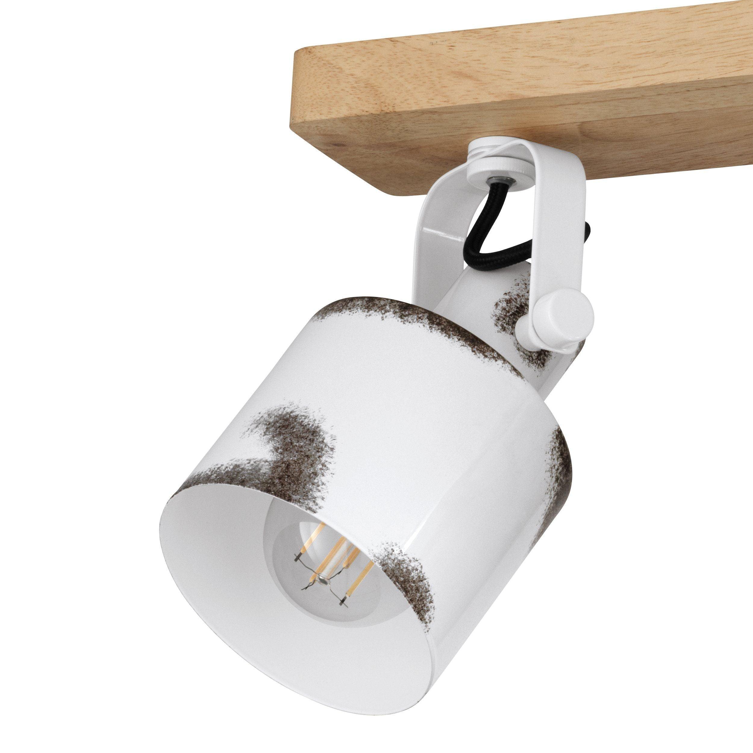 eglo kilburn wood white 2 light bar spotlight kitchen lighting 