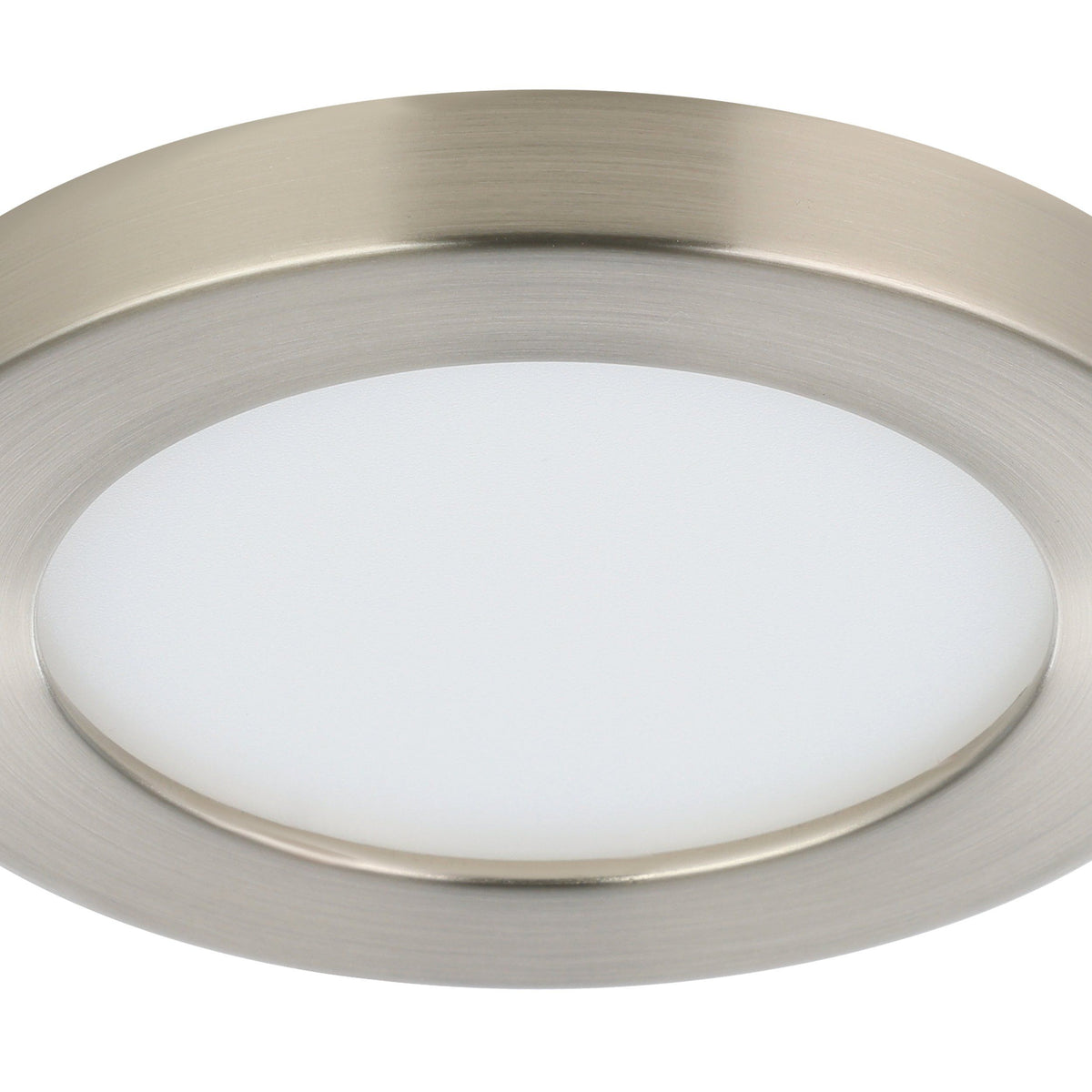 Eglo Fueva Flex Satin Nickel LED Recessed Ceiling Light - 11.7cm — rear view
