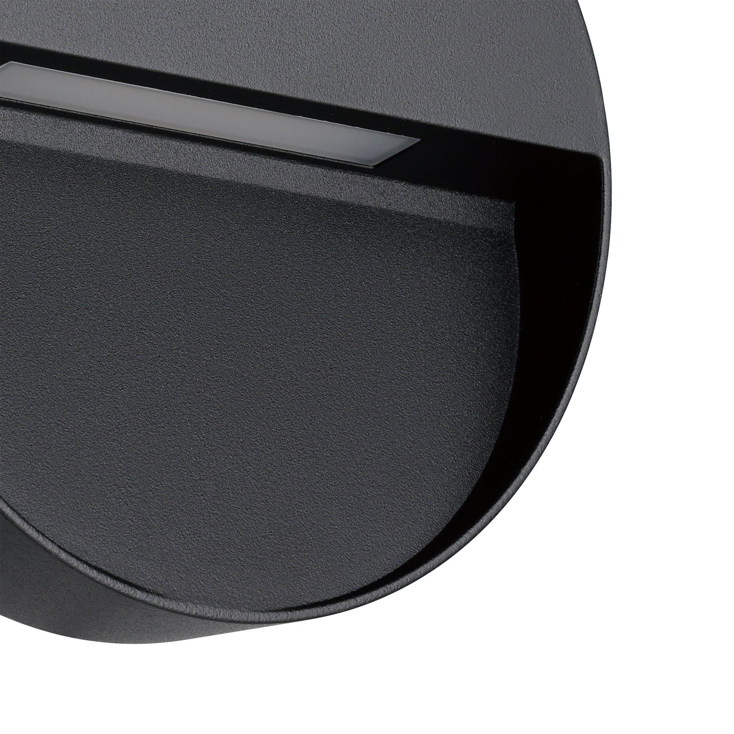 Eglo Maruggio Grey LED Circular Outdoor Wall Light - IP65-WAREHOUSE-40-200326