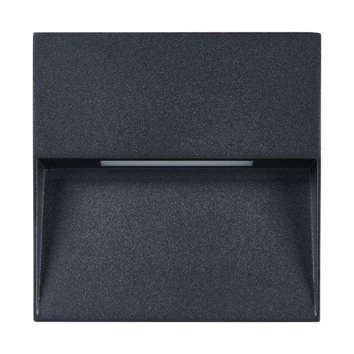 eglo maruggio black square led outdoor wall light ip65 Kitchen Lighting Close Up