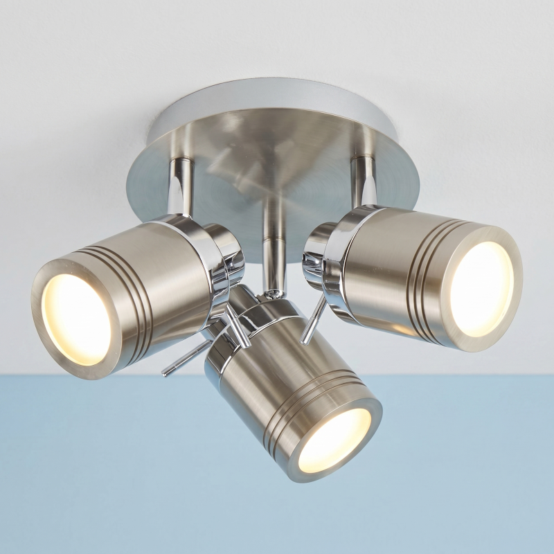 Samson 3 Light Silver Bathroom Flush Ceiling Spotlight-warehouse-180926