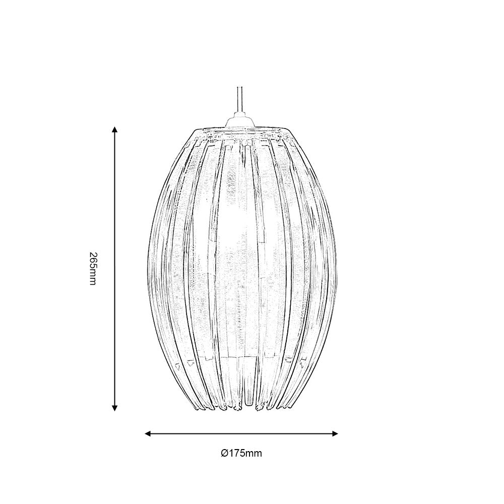 Shimna Smoked Small Acrylic Non Electric Ceiling Ceiling Lamp Shade — alternate view
