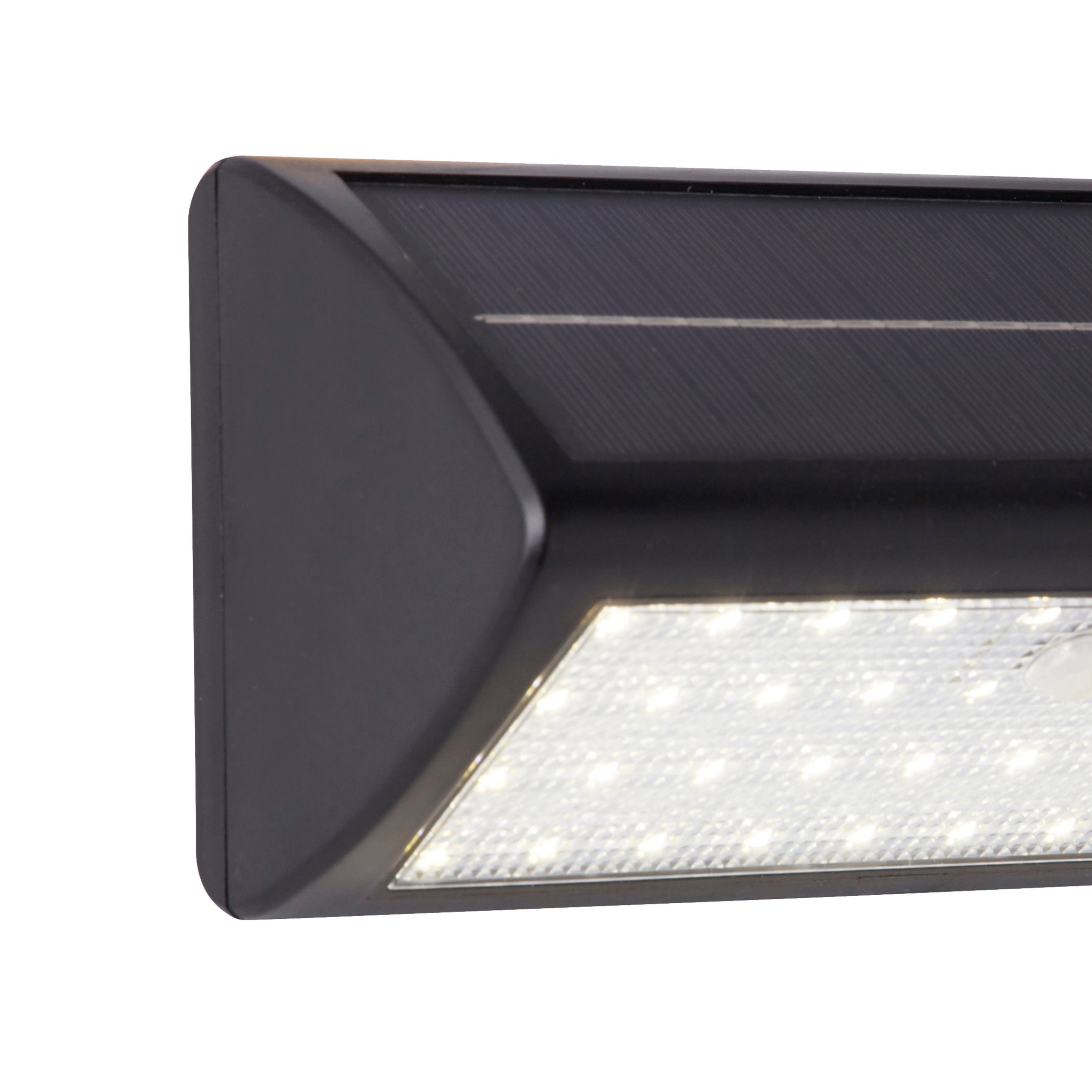 Searchlight Solar Light Grey LED PIR Outdoor Wall Light