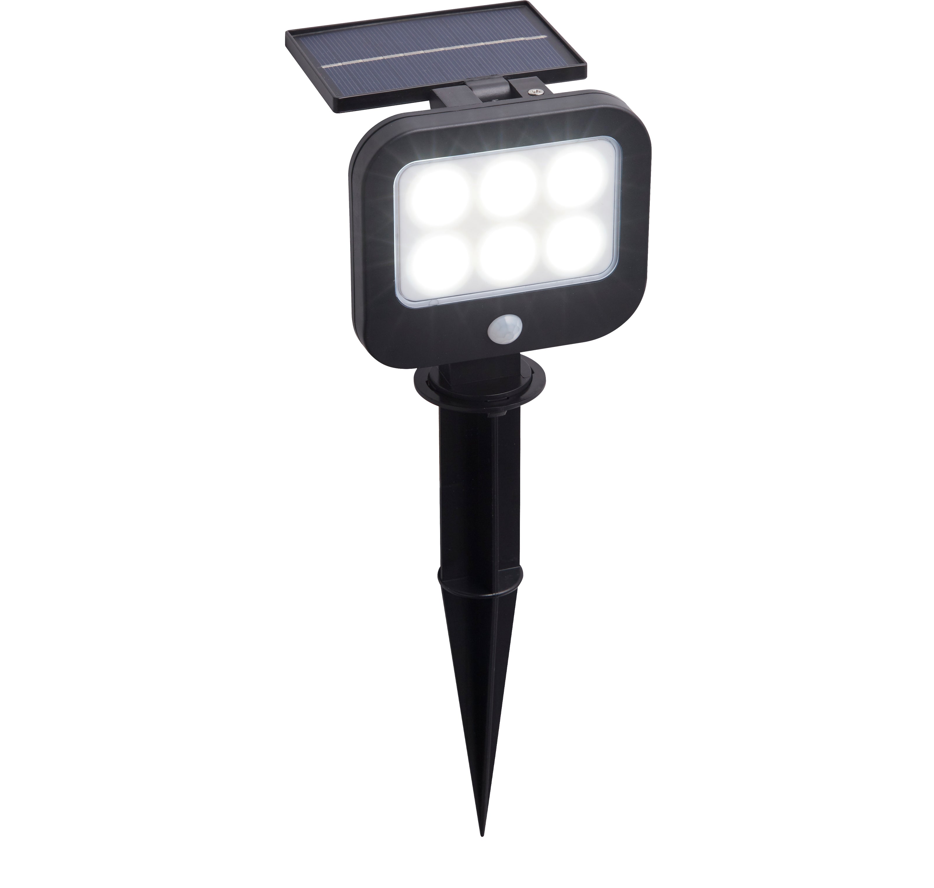Searchlight Solar Black PIR Outdoor Spike