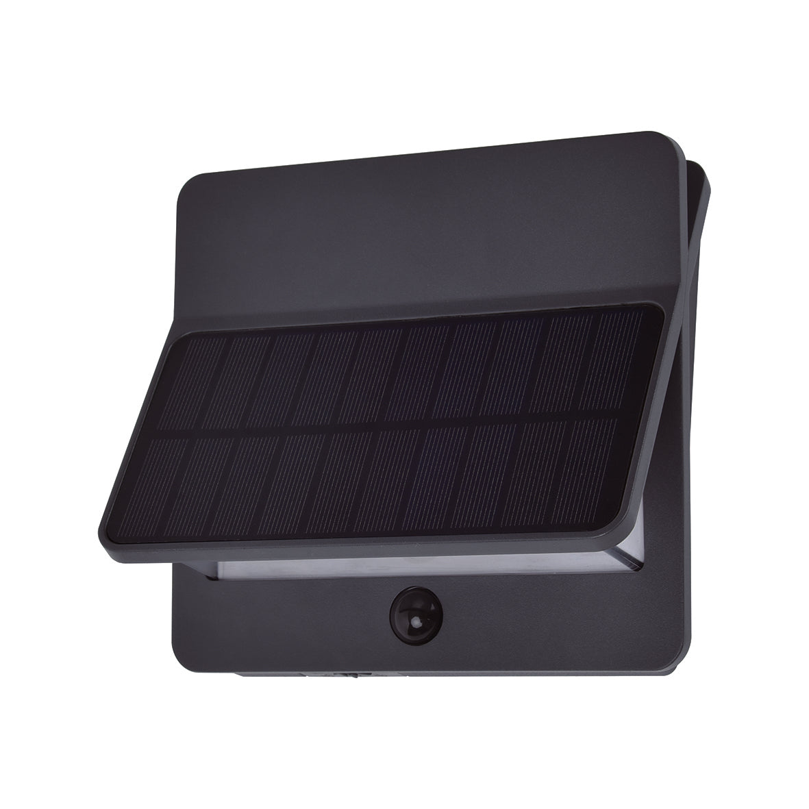 Lutec Aleta PIR Outdoor LED Solar Up & Down Wall Light - Dark Grey