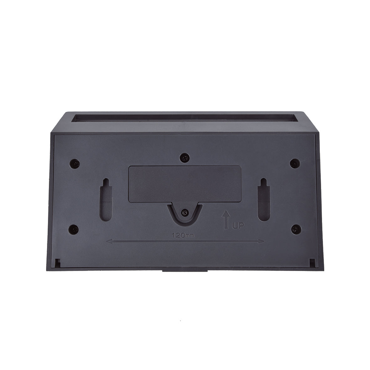Lutec Barlo PIR Outdoor LED Solar Wall Light - Dark Grey