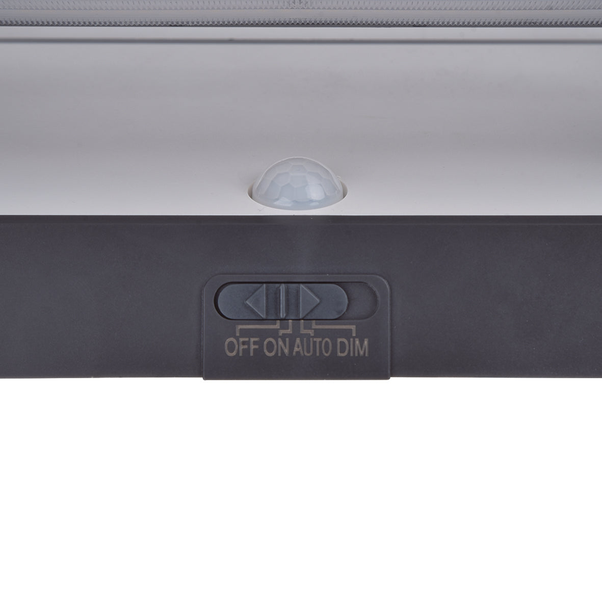 Lutec Barlo PIR Outdoor LED Solar Wall Light - Dark Grey