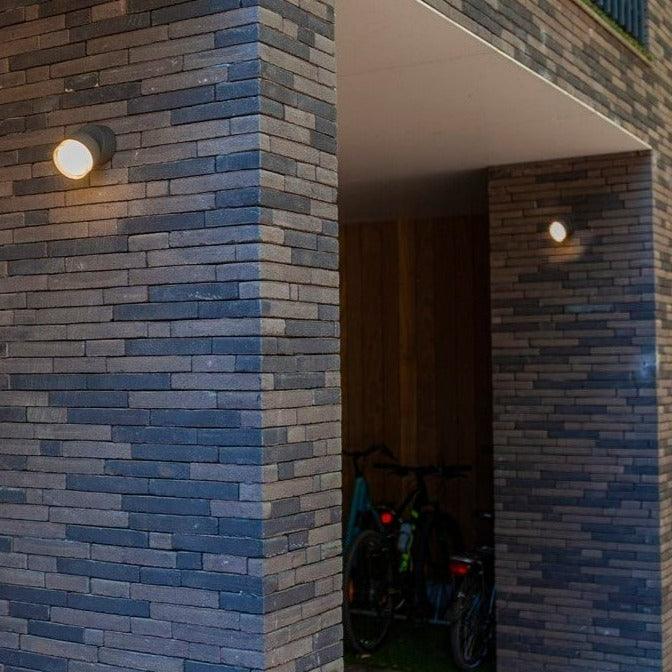 Lutec Dropsi Outdoor LED Grey Wall Light 5010901118