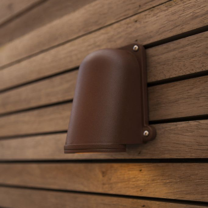 Lutec Ancor Outdoor Wall Light – Matt Rust