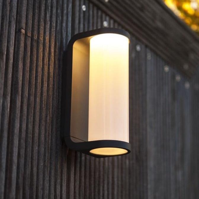 Lutec Adalyn Outdoor LED Wall Light - Dark Grey 5193602118 outside wall