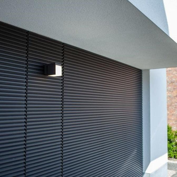 Lutec Cuba Outdoor LED Black Wall Light 5193803012 outside wall