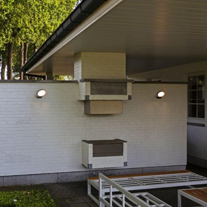 Lutec Polo Grey Outdoor LED Wall Light-WAREHOUSE-40-200326
