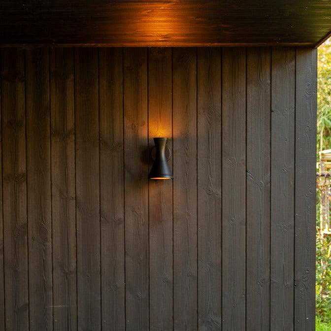 Lutec Brund Outdoor Black Wall - 2 Light 5206701012 Outside wall
