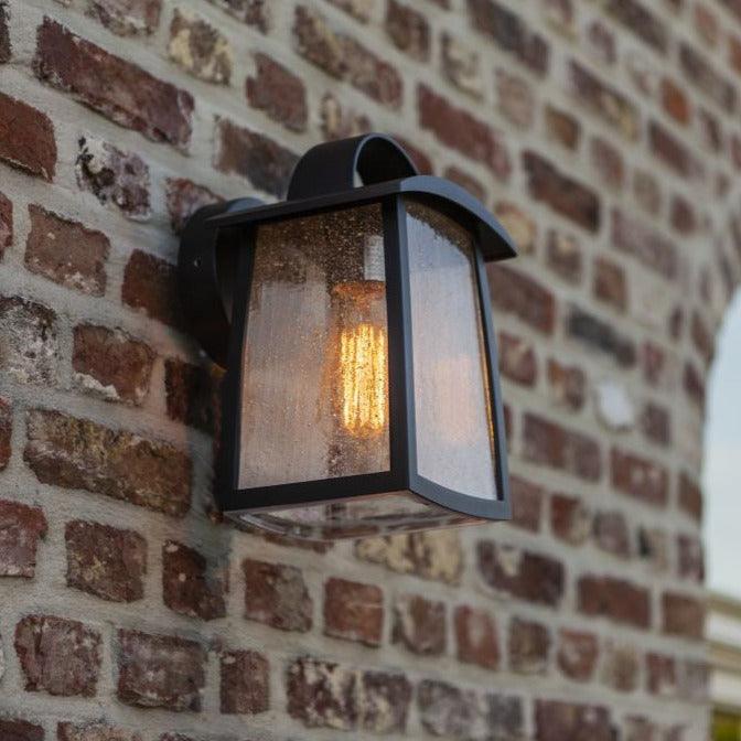 Lutec Kelsey Outdoor Wall Light - Black 5273601012 outside wall